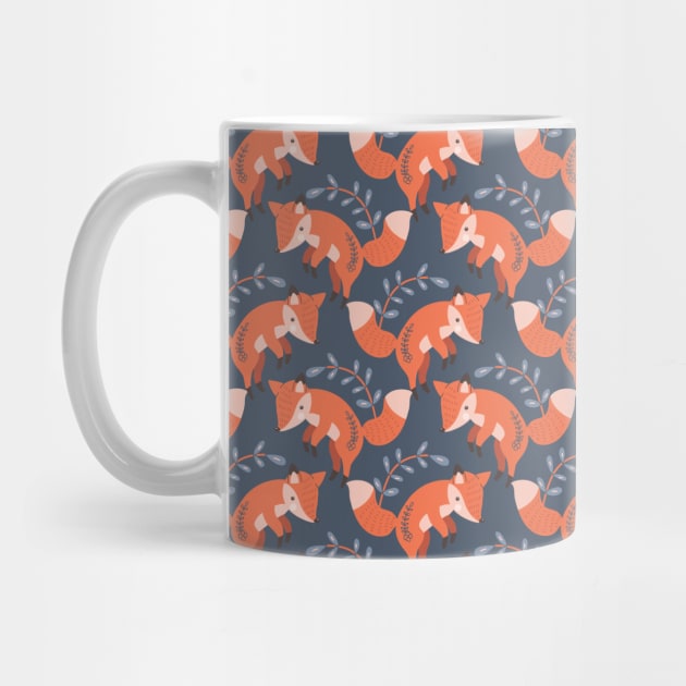 Cute Red Pouncing Fox by Farissa